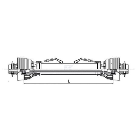 Arbre de transmission GOPART PTO60Y21T1010GP