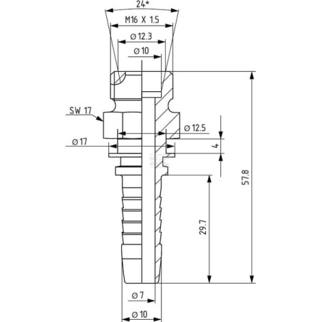 Raccord DIETZEL PRL1010