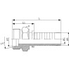 Raccord à sertir DICSA PR1012RVS