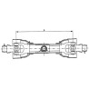 Arbre de transmission GOPART PTO10Y21T1210Y25GP