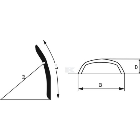 Garde-boue DUNLOFLEX R33165