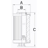 Filtre hydraulique ARGO-HYTOS R3123253