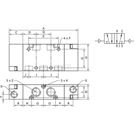 Vanne UNIVERSEL PV52B12