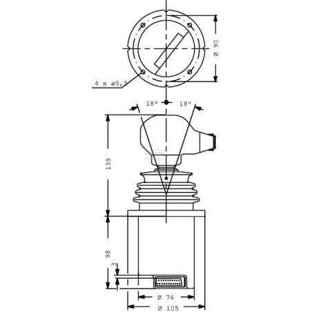 Levier DANFOSS PVRET162F1315