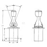 Leviers de commande DANFOSS PVREL155U2601