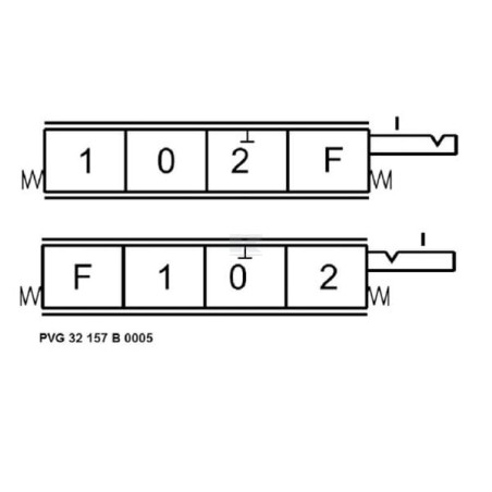 Position flottante DANFOSS PVG32157B0005