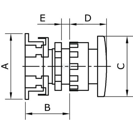 Bouton UNIVERSEL PVMHLRD1