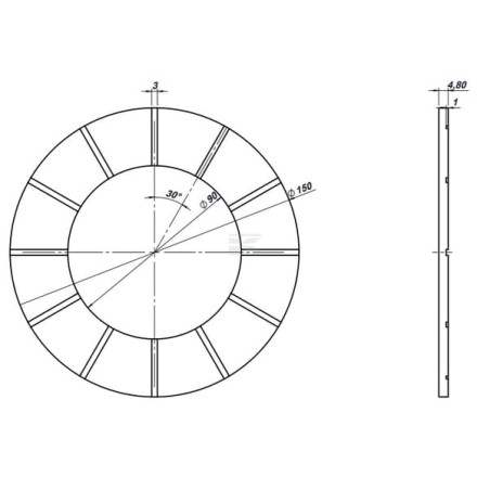 Disque friction GOPART PTO95060FDGP