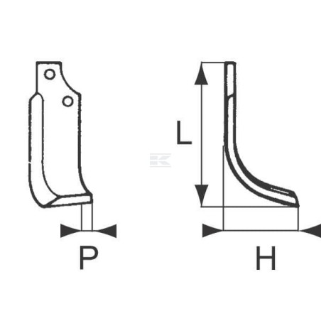 Lame MASCHIO RB255068RH