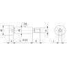 Vis UNIVERSEL ISO73796810