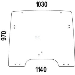 Pare-brise UNIVERSEL R264822N