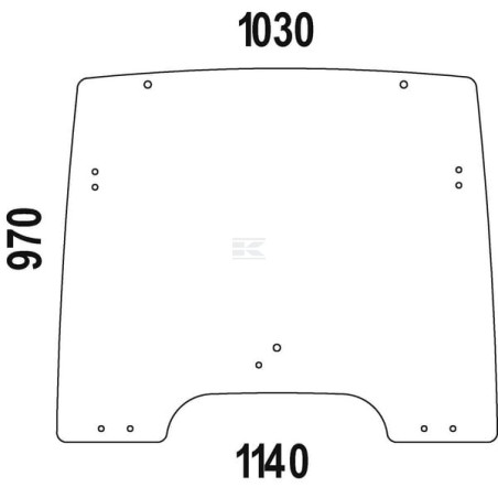 Pare-brise UNIVERSEL R264822N