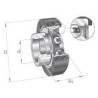 Palier tendeur INA/FAG RCRA2046FA106