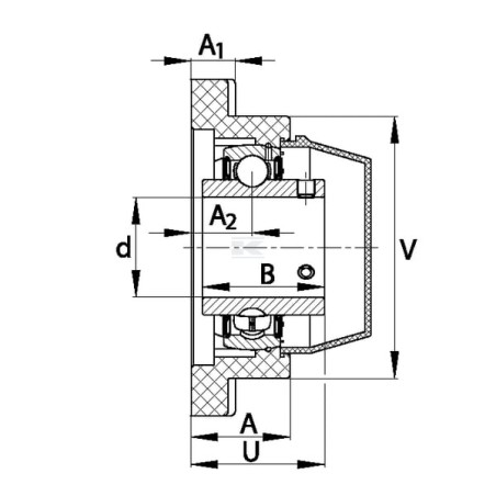 Plastique INA/FAG RCJY25TVVA