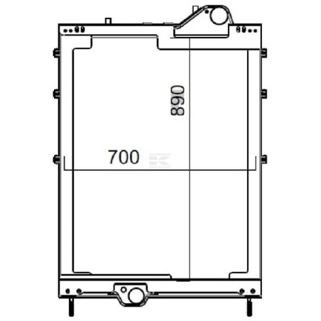 Radiateur UNIVERSEL RE242256N
