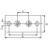 Plaque STAUFF RS9414RVS