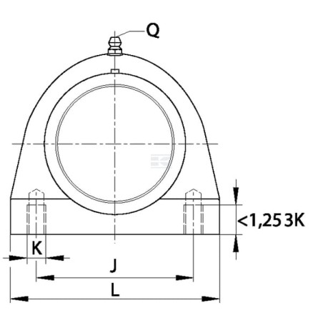 Plastique INA/FAG RSHEY40TVVA