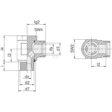 Raccord VOSS RSWS8SR14WD