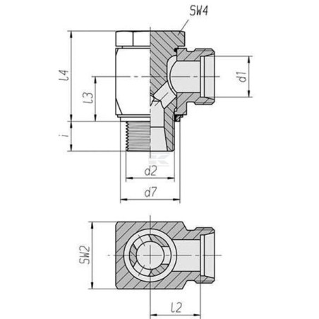 Raccord UNIVERSEL RSWS10LR14KR