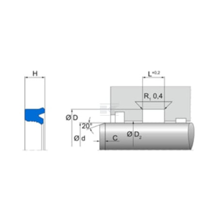 Joint de tige UNIVERSEL SA3038D