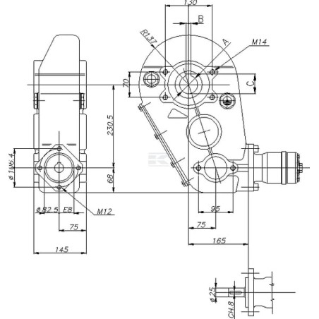 Boîtier BERMA RT35045