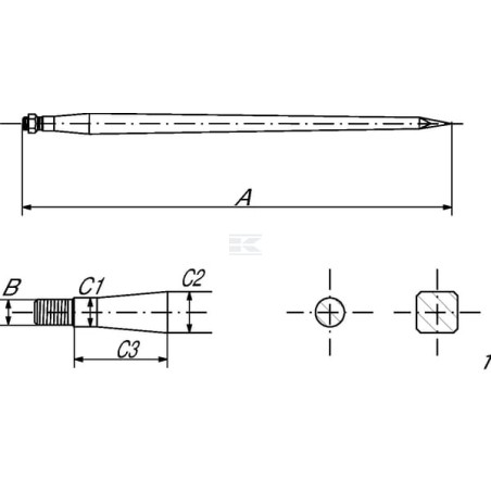 Dent de chargeur UNIVERSEL RT1KR