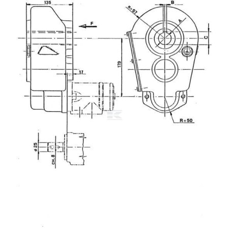 Boîtier BERMA RT15035