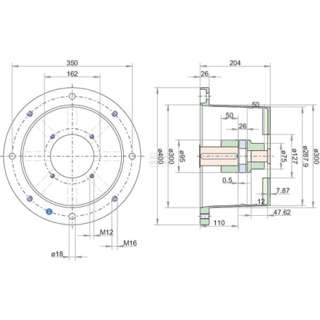 Support RAJA-LOVEJOY RV400204245