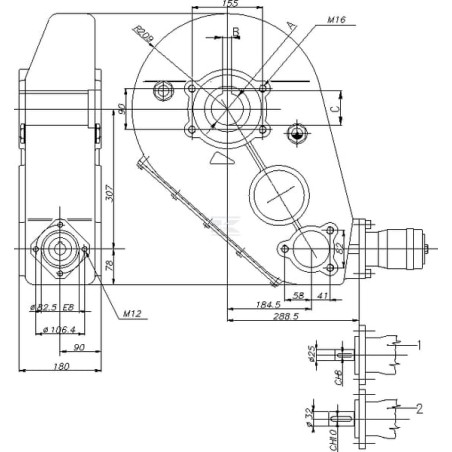 Boîtier BERMA RT10006532