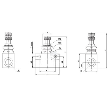 Limiteur débit CAMOZZI RFU452M5