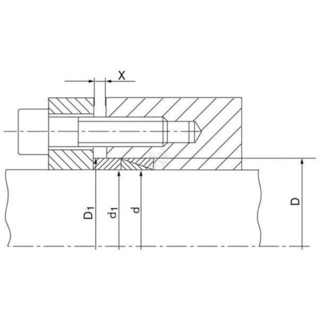 Élément de serrage RINGFEDER RFN800645X52GES