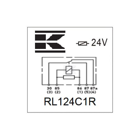 Relais UNIVERSEL RL124C1R