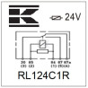 Relais UNIVERSEL RL124C1R