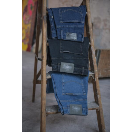 Jeans stretch bleu marine ROBERTO JEANS ROBJ250363034