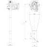 Barre inférieure ROCKINGER RO825L3334C