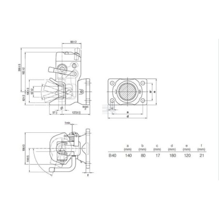 Attelage de remorque ROCKINGER RO873B40301