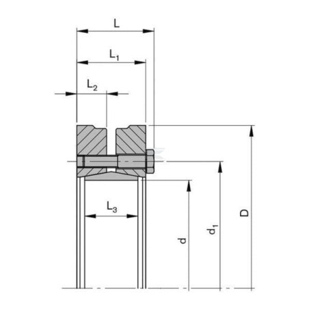 Frette de serrage RINGFEDER RFN406136