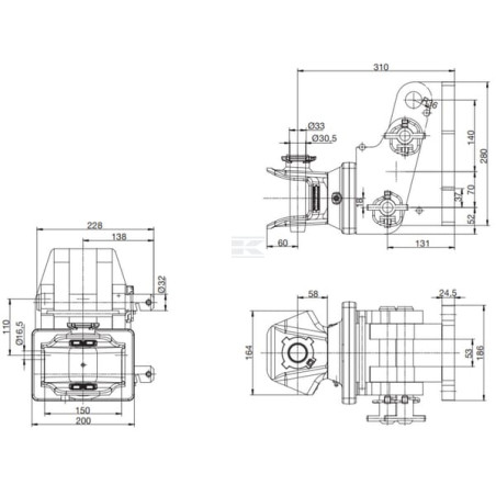 Attelage de remorque ROCKINGER RO810A02045