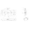 Plaque d'adaptation ROCKINGER RO899F30903