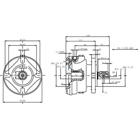 Freins lamelles REGGIANA RUDUTTORI RF288