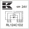 Relais UNIVERSEL RL124C1D2