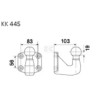 Boule d'attelage ROCKINGER ROKK445