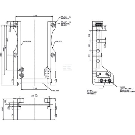 Support ROCKINGER RO881A2700C