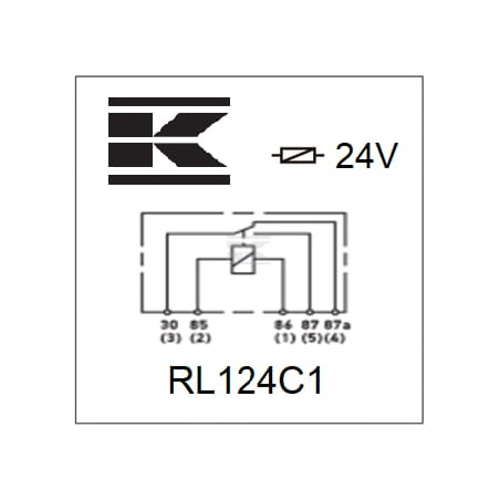 Relais UNIVERSEL RL124C1