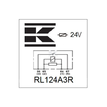 Relais UNIVERSEL RL124A3R