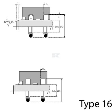 Joint de tige HALLITE SAS1522332