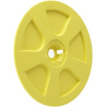 Cache-moyeu jaune SABO SAU13379