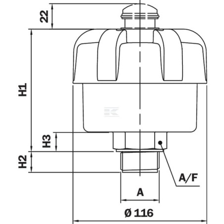 Filtre d'aération MP FILTRI SAP1151CA03A0A