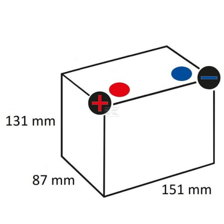 Batterie UNIVERSEL SBA1012185KR
