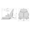 Siège en tissu COBO SC1077298